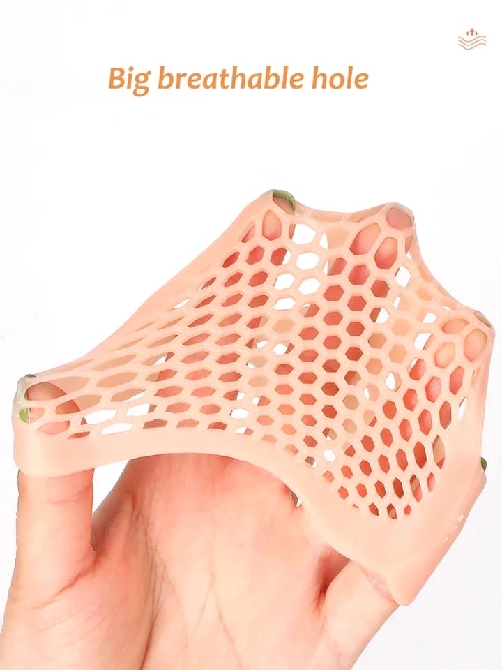 Silicone Honeycomb Forefeet Cover, Forefoot Antiskid Pad Gel, Breathable Soft Toes Protector, High Heel Shoes Pad Insoles, Breathable Health Care Shoe Insole Massage Silicone Honeycomb Forefeet Cover, Forefoot Antiskid Pad Gel, Breathable Soft Toes Protector, High Heel Shoes Pad Insoles, Breathable Health Care Shoe Insole Massage